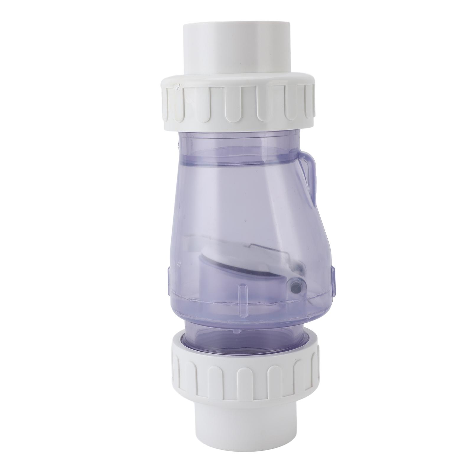 2-дюймовый обратный клапан прозрачный бассейн аксессуары сменный обратный клапан предотвращает обратный поток